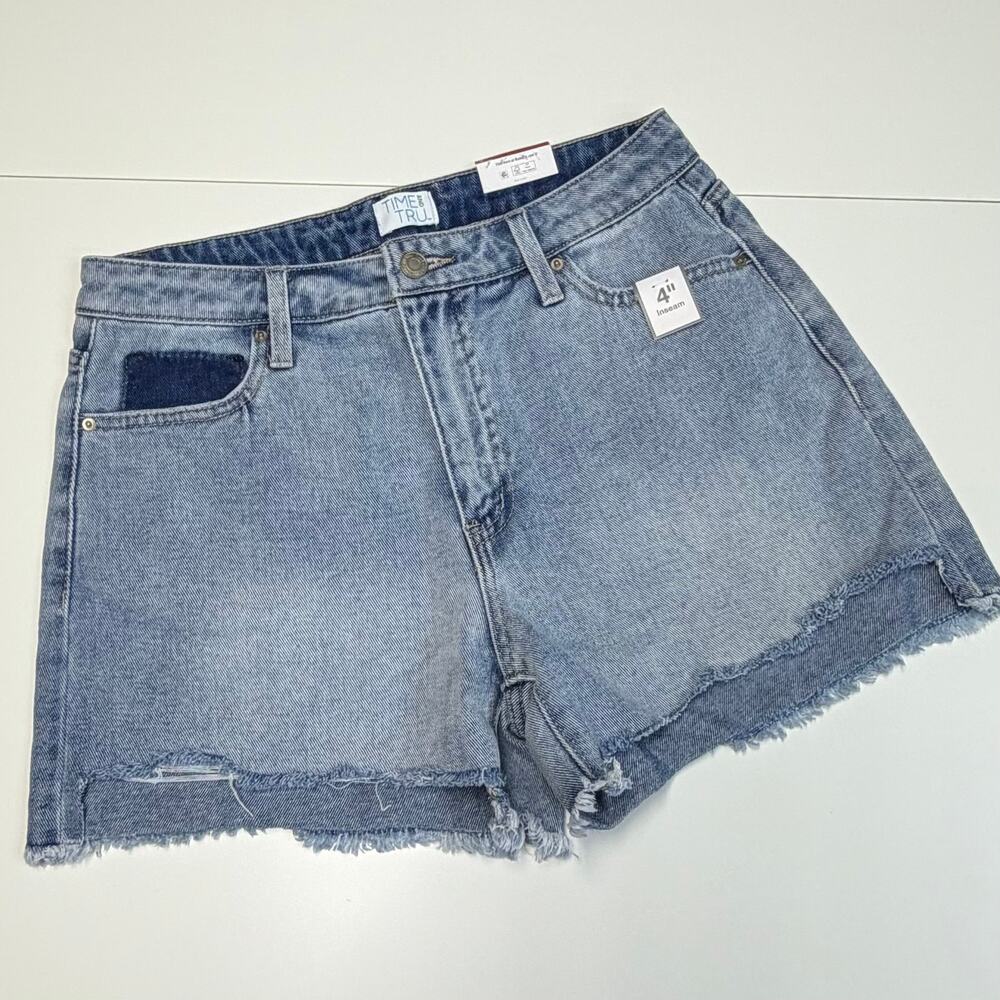 NWT Time and Tru Cut Off Jean Shorts Size 8